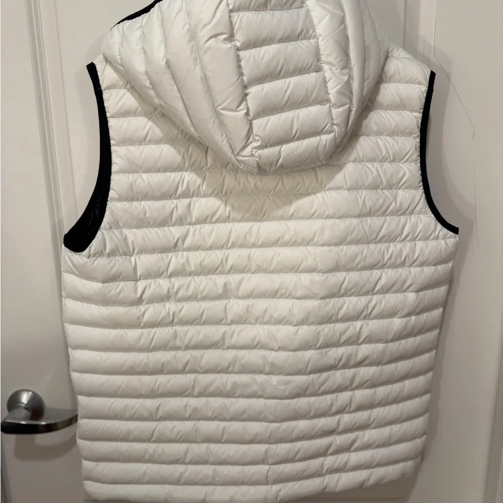 Moose Knuckles White Puffer Vest